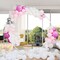 Round Arch Background Stand Hoop Balloon Flower Frame Wedding Decoration 6.6FT